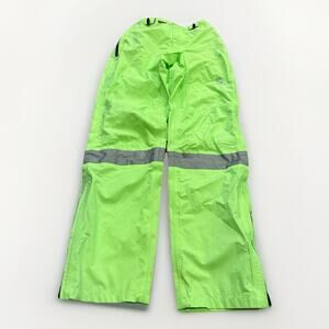 Showers Pass Club Visible Pants Womens Green Artex Reflective Waterproof Size M